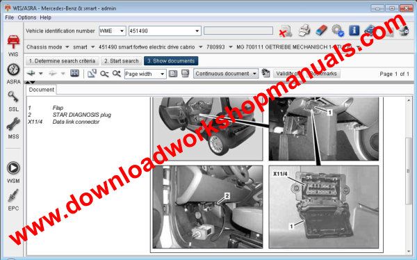 Smart Fortwo workshop manual